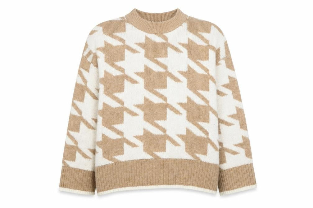 Womens UK Size 16 F&F Beige Pullover Jumper