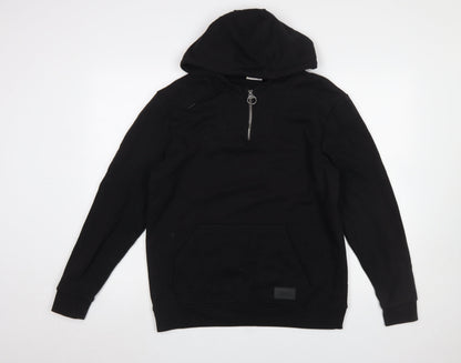 Womens UK Size 12 Lonsdale Black Pullover Hoodie