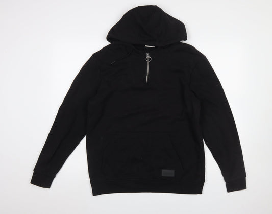 Womens UK Size 12 Lonsdale Black Pullover Hoodie