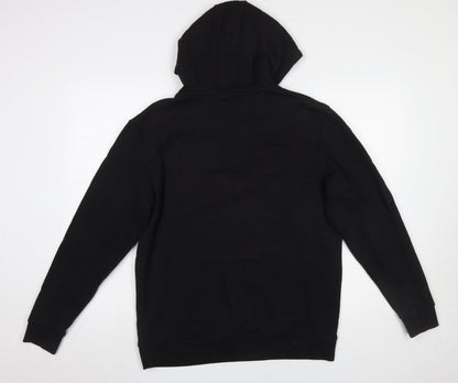 Womens UK Size 12 Lonsdale Black Pullover Hoodie