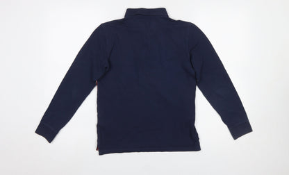 Boys UK Size 13-14 Years Tommy Hilfiger Blue Basic Pullover Polo