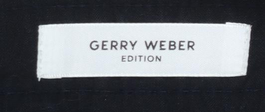 Womens UK Size 14 Gerry Weber Regular Fit Cropped Black Trousers