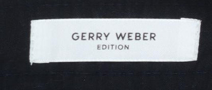 Womens UK Size 14 Gerry Weber Regular Fit Cropped Black Trousers