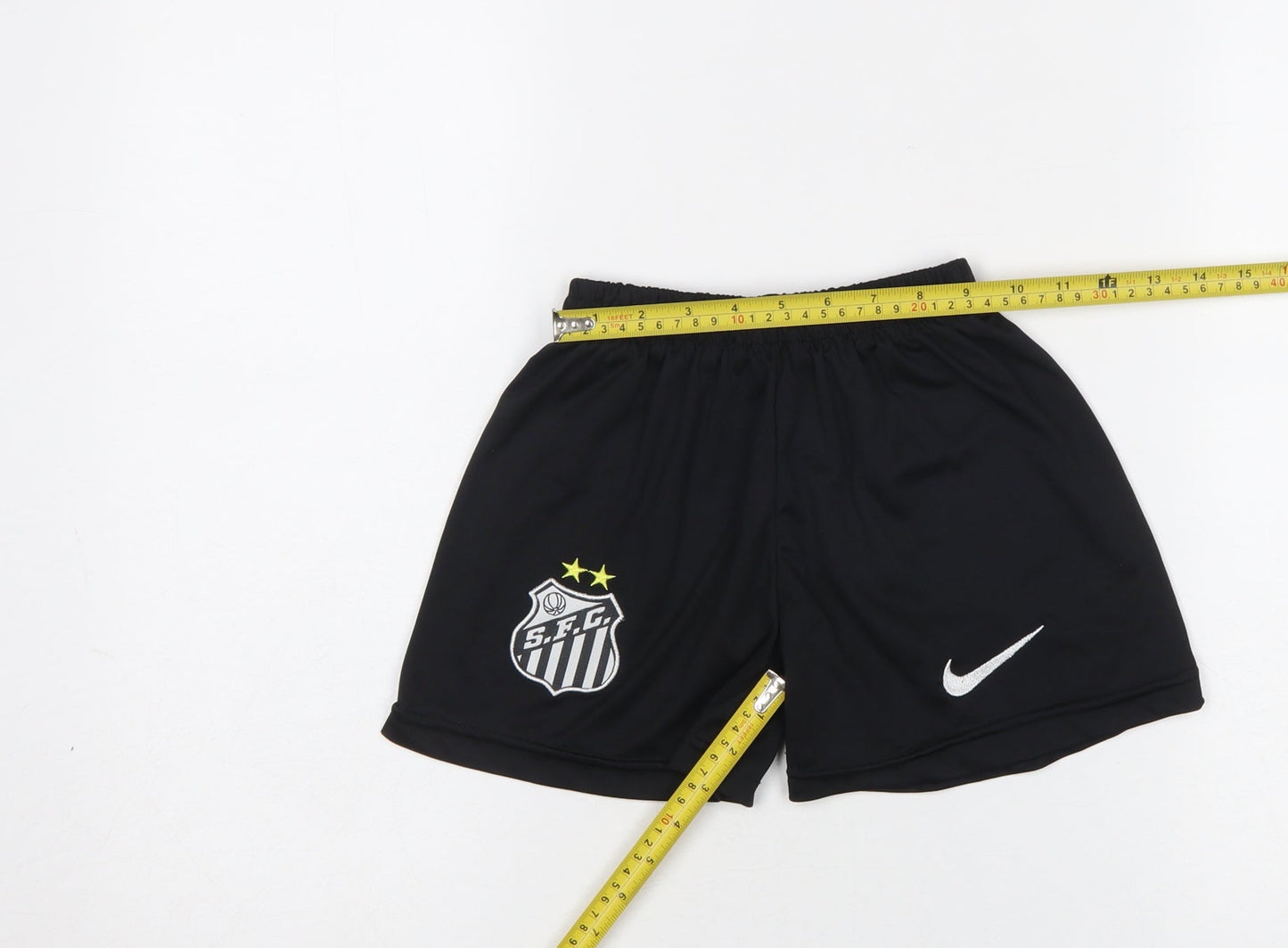 Nike Boys Black Football Athletic Shorts 4-5 Years Lightweight Activewear