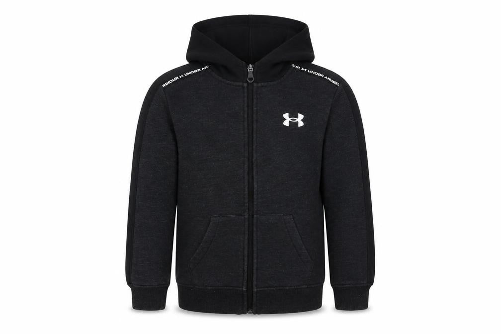 Boys UK Size 5-6 Years Under armour Black Full Zip Hoodie