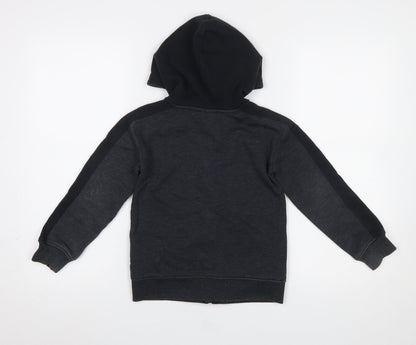 Boys UK Size 5-6 Years Under armour Black Full Zip Hoodie