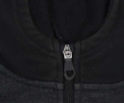 Boys UK Size 5-6 Years Under armour Black Full Zip Hoodie