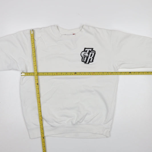Mens UK Size L Mitchell & Ness White Pullover Sweatshirt
