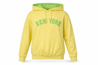 Womens UK Size S RAG Yellow Pullover Hoodie