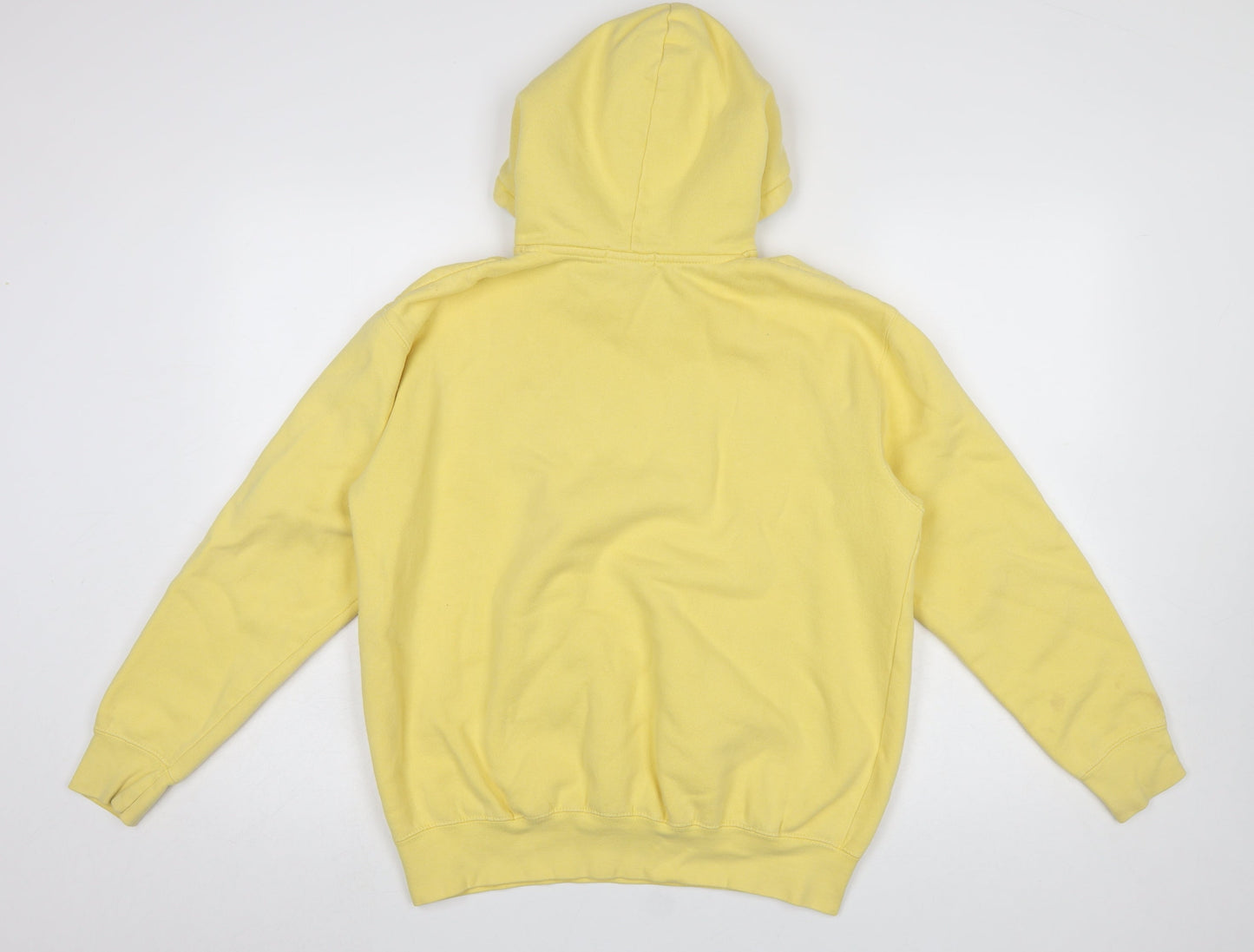 Womens UK Size S RAG Yellow Pullover Hoodie