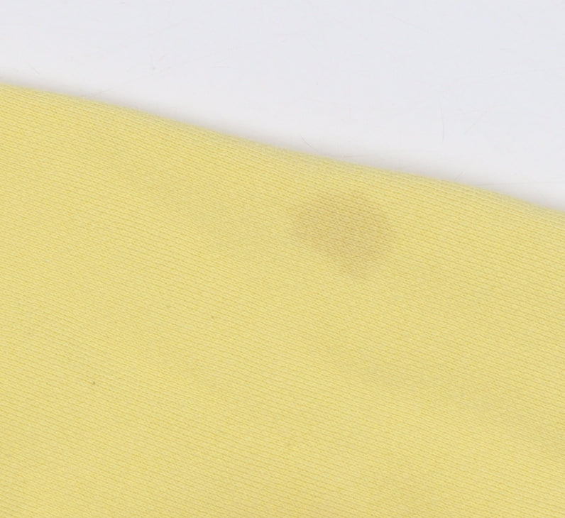 Womens UK Size S RAG Yellow Pullover Hoodie