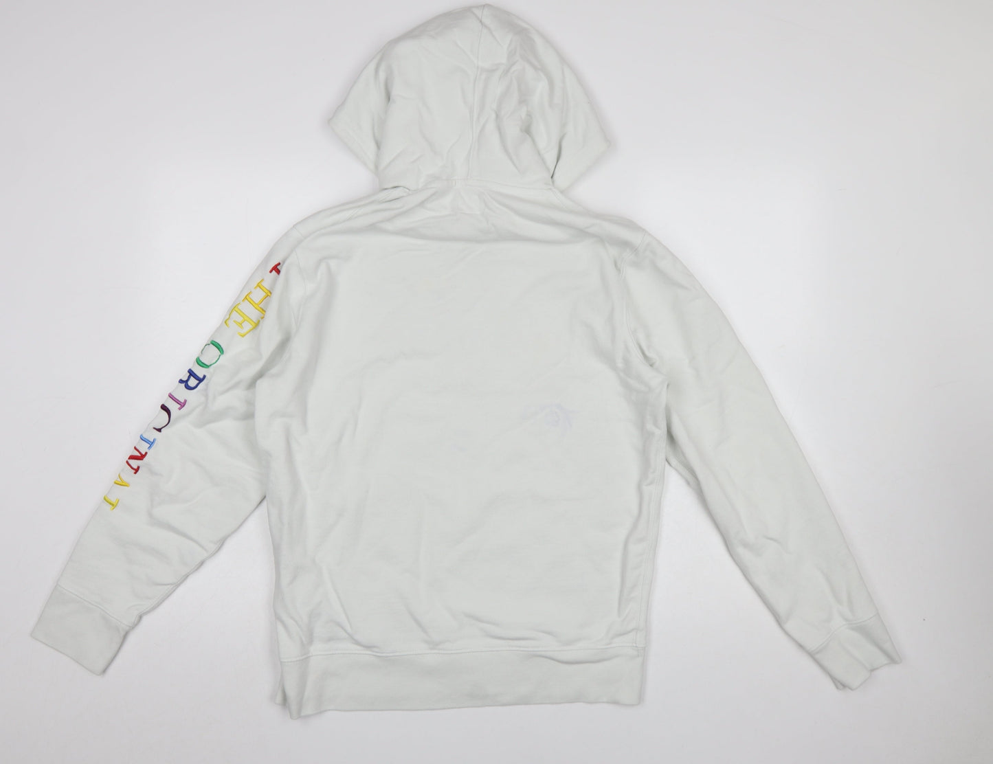 Womens UK Size M Levi's White Pullover Hoodie