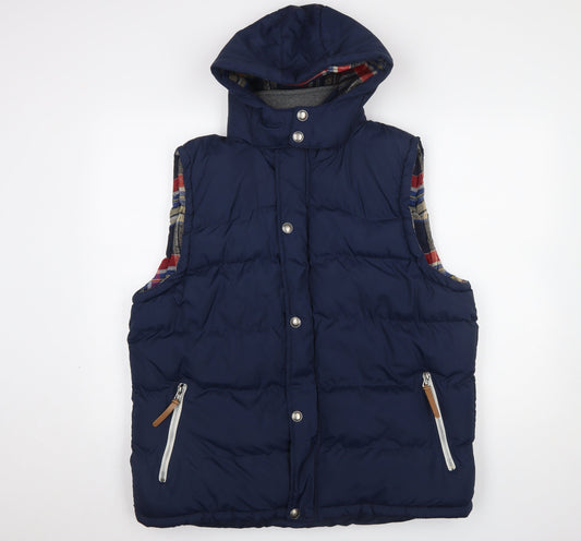 Mens UK Size XL Dunnes Blue Puffer Jacket