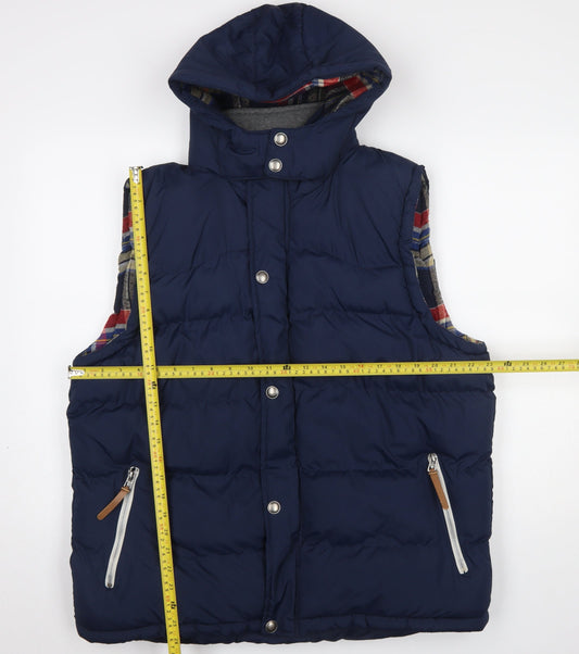 Mens UK Size XL Dunnes Blue Puffer Jacket