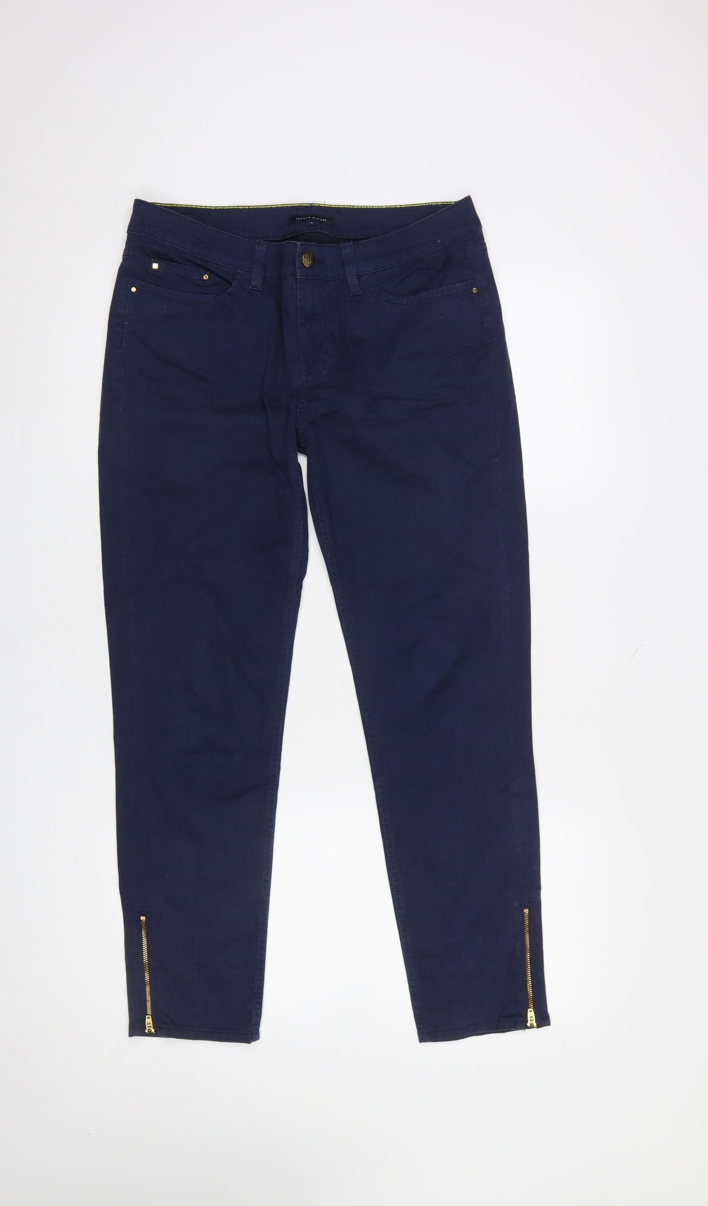 Womens UK Size 6 Tommy Hilfiger Slim Fit Ankle Blue Jeans