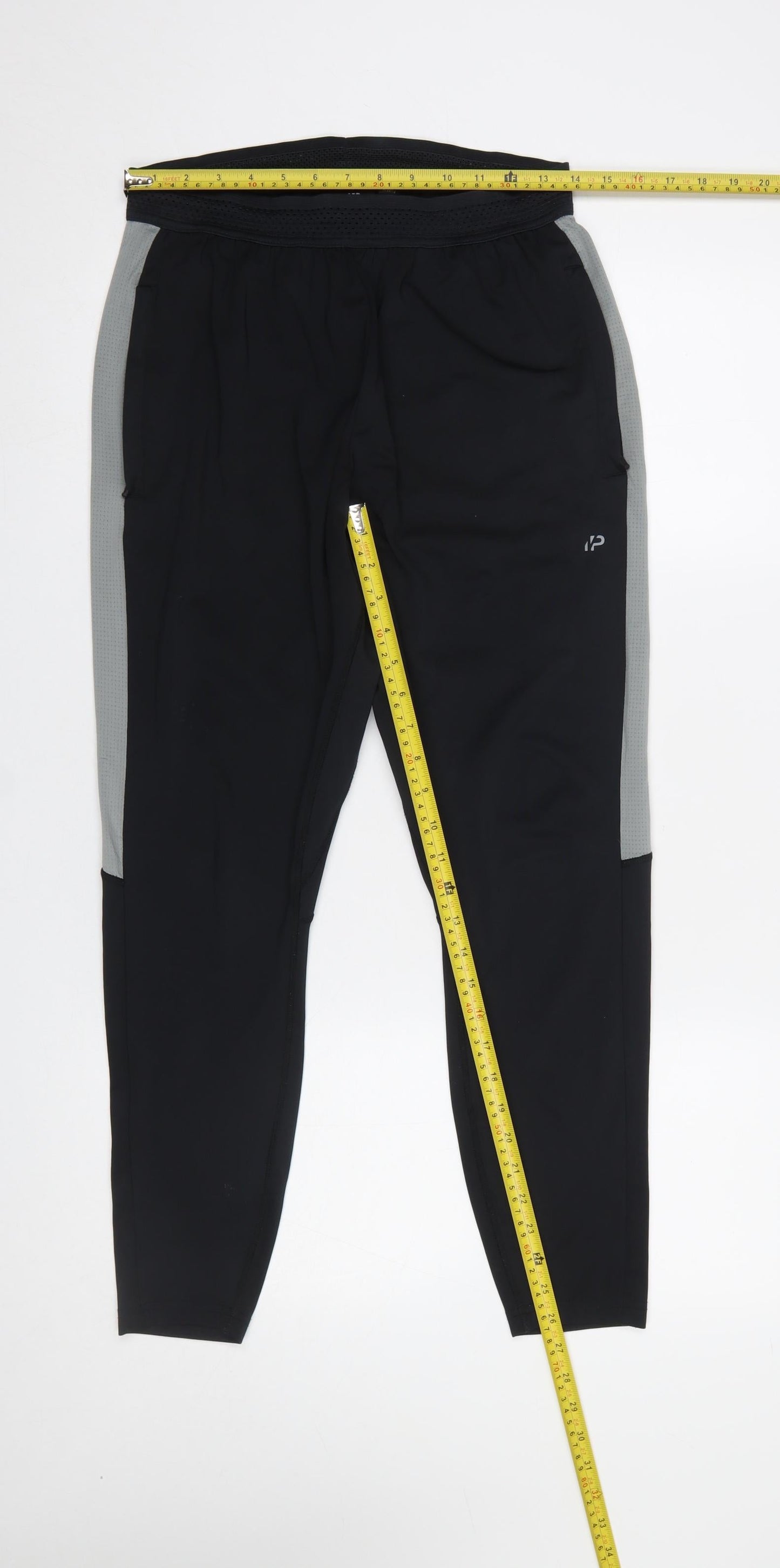 Womens UK Size S MP Slim Fit Jogger Black Trousers
