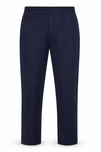 Mens UK Size 32R Remus Uomo Slim Fit Dress Pants Blue Trousers