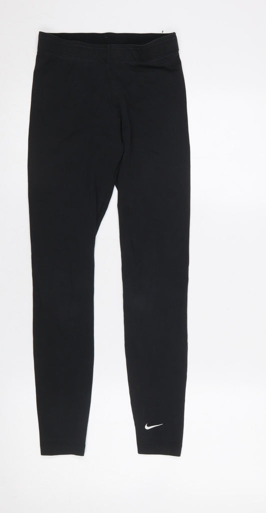 Womens UK Size XS Nike Slim Fit Leggings Black Leggings