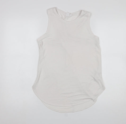 Womens UK Size S Gap Ivory Basic Tank