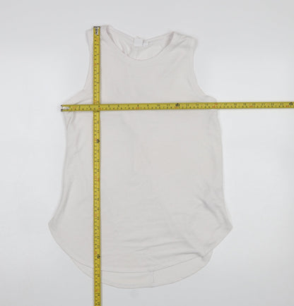 Womens UK Size S Gap Ivory Basic Tank