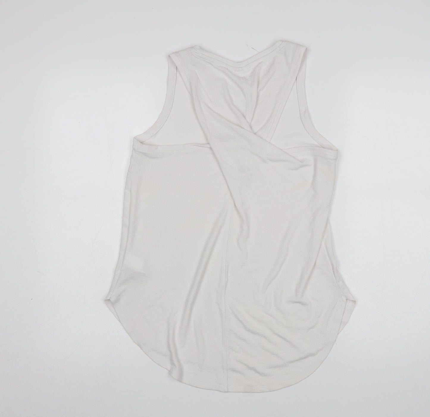 Womens UK Size S Gap Ivory Basic Tank