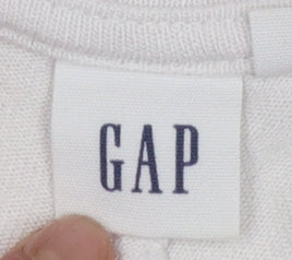 Womens UK Size S Gap Ivory Basic Tank