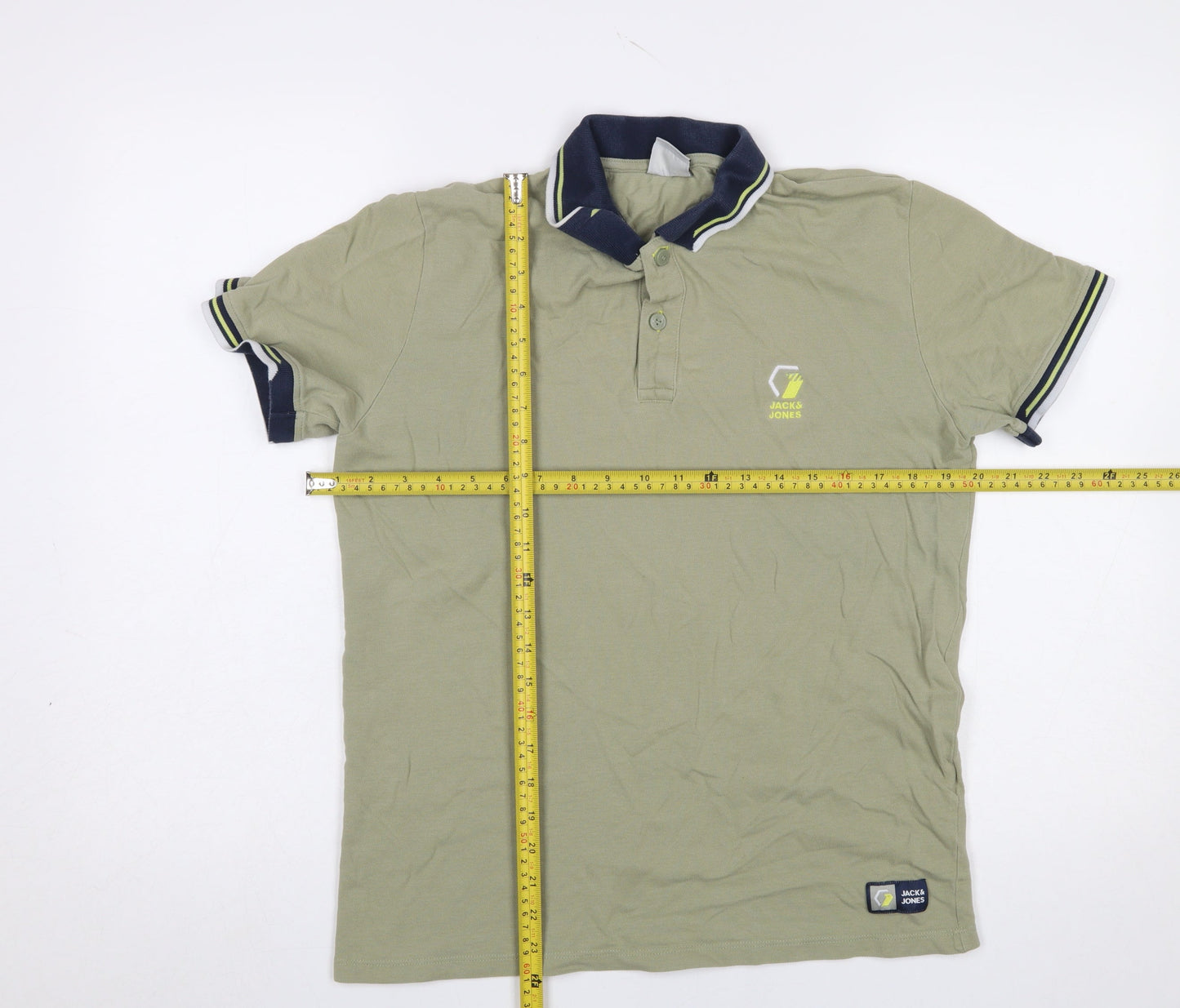 Mens UK Size L JACK & JONES Cotton Polo Shirt