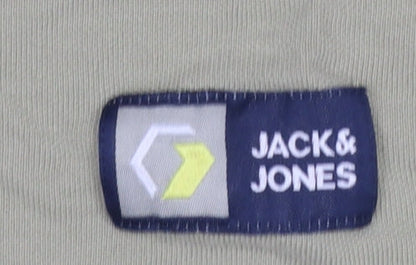 Mens UK Size L JACK & JONES Cotton Polo Shirt