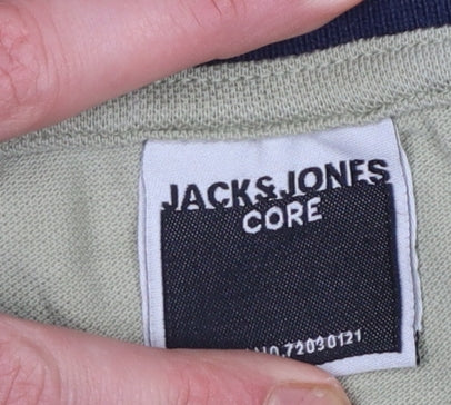 Mens UK Size L JACK & JONES Cotton Polo Shirt