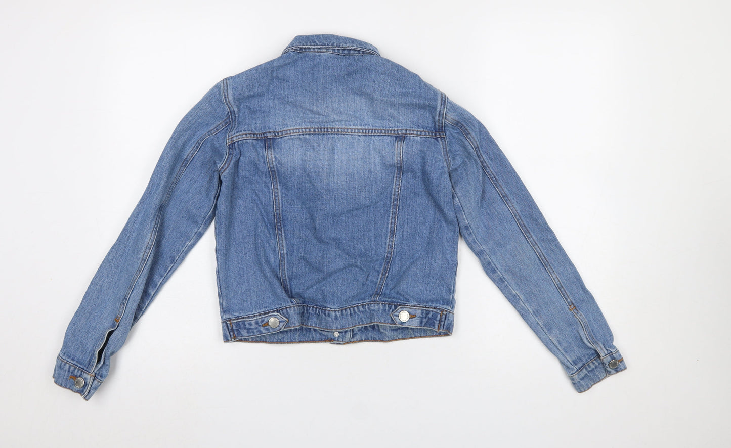Womens UK Size 4 Miss Selfridge Blue Basic Jacket