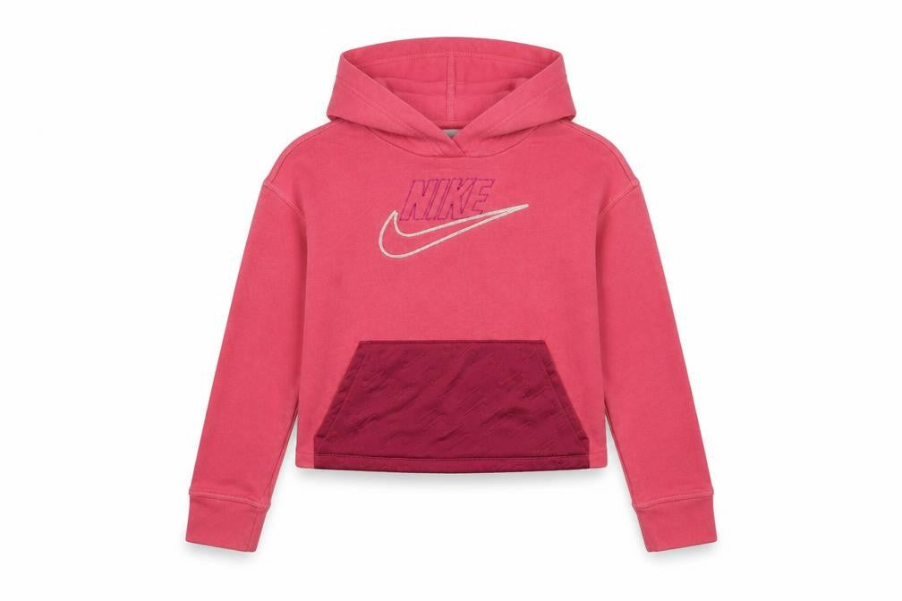 Girls UK Size 146 Nike Pink Pullover Hoodie
