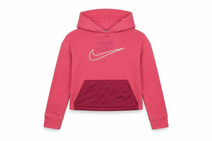 Girls UK Size 146 Nike Pink Pullover Hoodie