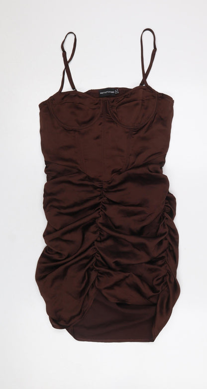 Womens UK Size 10 PRETTYLITTLETHING Bodycon Dress