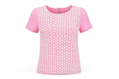 Womens UK Size 18 Savida Pink Basic T-Shirt