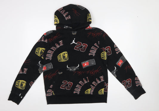 Boys UK Size XL Jordan Black Pullover Hoodie