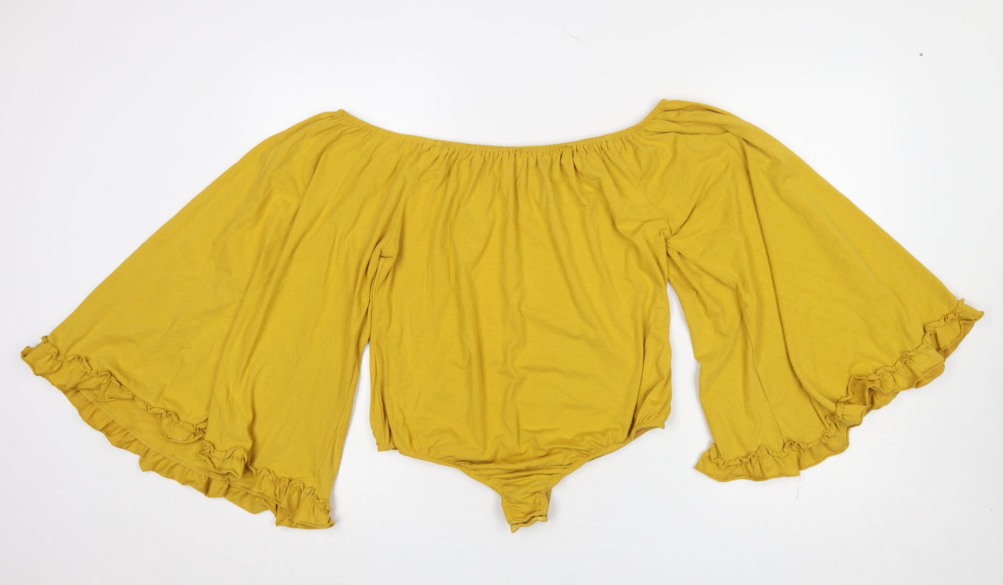 Womens UK Size 18 Glamorous One-Piece Yellow Bodysuit
