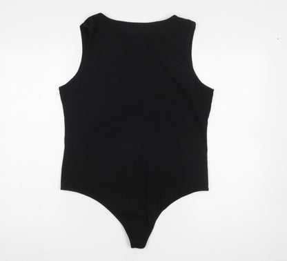 Womens UK Size 18 New Look One-Piece Black Bodysuit