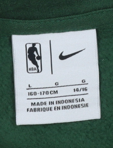 Boys UK Size 14-15 Years Nike Green Pullover Hoodie