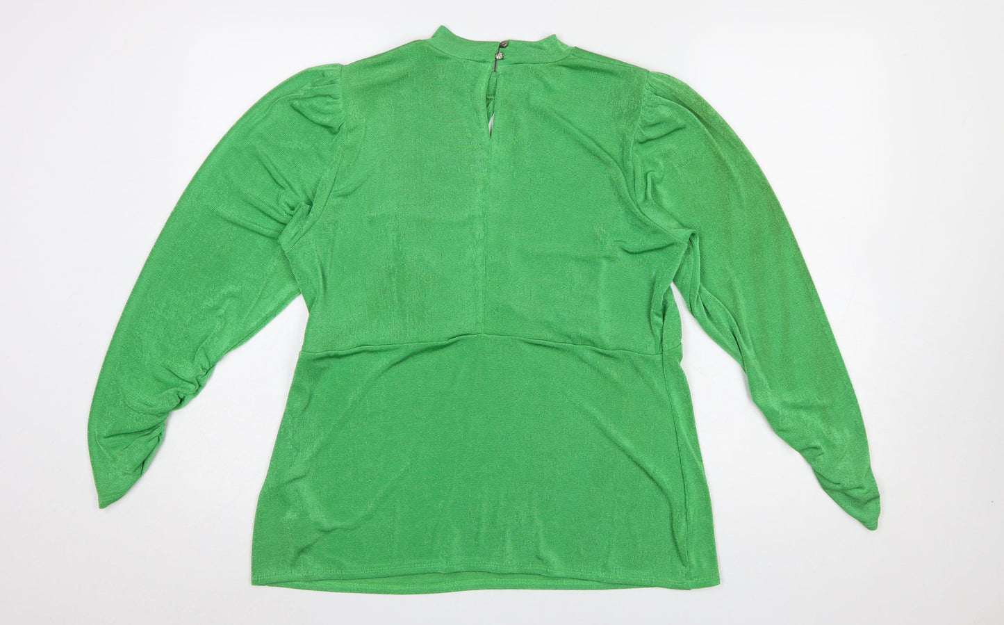 Womens UK Size 18 New Look Green Tunic Blouse