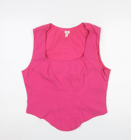 Womens UK Size 18 River Island Pink Camisole Blouse