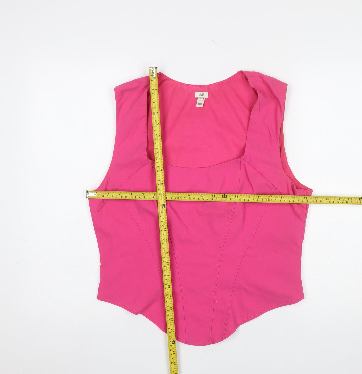 Womens UK Size 18 River Island Pink Camisole Blouse