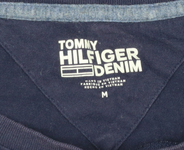 Mens UK Size M Tommy Hilfiger Blue  T-Shirt