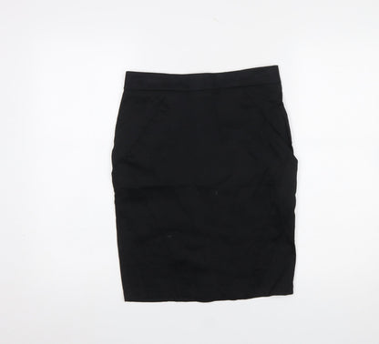 Womens UK Size 10 Topshop Straight & Pencil Twill Skirt