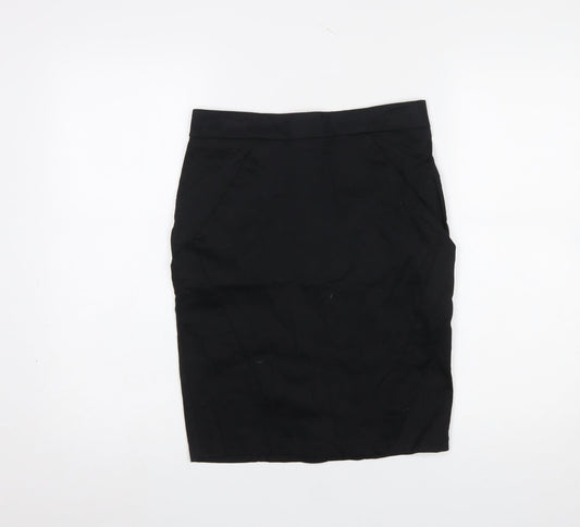 Womens UK Size 10 Topshop Straight & Pencil Twill Skirt