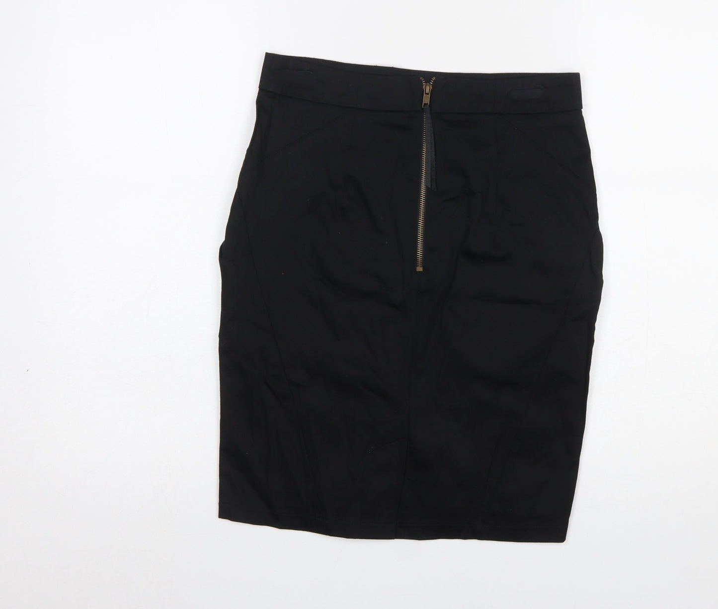 Womens UK Size 10 Topshop Straight & Pencil Twill Skirt