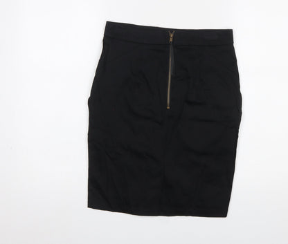 Womens UK Size 10 Topshop Straight & Pencil Twill Skirt