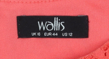 Womens UK Size 16 Wallis A-Line Dress