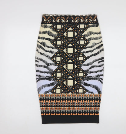 Womens UK Size 8 River Island Straight & Pencil Jersey Skirt