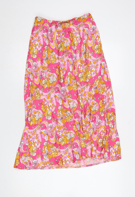 Womens UK Size XS Savida A-Line Satin Skirt
