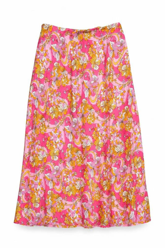 Womens UK Size XS Savida A-Line Satin Skirt